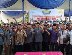 Siap Aksi Damai Tuntut Pengembalian Tanah Ulayat Adat Mereka” ‎Punyimbang Adat Tiyuh Langan Ratu Gelar Temupakat