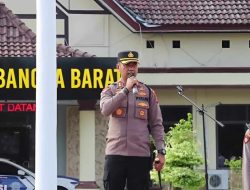 Kapolres Bangka Barat: Ops Lilin Nataru 2025 Hadir Menjaga Ibadah, Sukacita dan Kemanusiaan