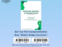 Maestro Bridge Indonesia Bert Toar Polii Luncurkan Buku “Modern Bridge Convention”