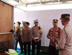 Kapolres Bangka Barat Cek 4 Pos Pengamanan, Pastikan Pelayanan Publik Berjalan Optimal