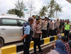 Kapolres Bangka Barat Imbau Pemudik Jaga Kondisi Agar Tak Mengantuk Menuju Penyeberangan ke Luar Pulau Bangka
