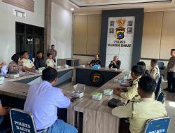Perkuat Sinergi Keamanan, Kapolres Bangka Barat Pimpin Rapat Persiapan HUT Satpam ke-45