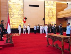 Wapang TNI Pimpin Sertijab Kapuspen TNI, Dan PMPP, dan Kapusjaspermildas