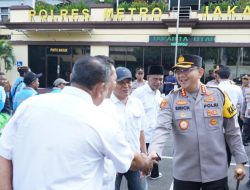 ‎Polres Metro Jakarta Utara Siagakan 247 Personel Jelang Aksi Warga Sunter Jaya di Kantor BPN