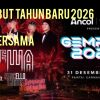Sambut Tahun Baru 2026 bersama Dewa 19 feat Ello di Pantai Carnaval Ancol.