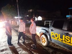 Polsek Pangkalan Berandan Intensifkan Patroli Blue Light, Antisipasi Geng Motor dan Kejahatan Jalanan