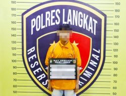 Unit Pidum Sat Reskrim Polres Langkat Amankan Diduga Pelaku Pelemparan Mobil Box di Pantai Gemi