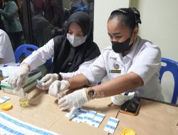 Komitmen Tanpa Narkoba, Usai Rapat Pengamanan, Seluruh Petugas Lapas Narkotika Langkat Jalani Tes Urine