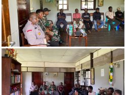 Perkokoh Tali Silaturahmi Serta Kemanunggalan, Babinsa Koramil Agimuga Gelar Komsos Bersama Tokoh Masyarakat Di Wilayah Binaan