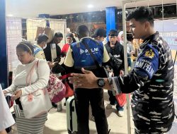 Antisipasi Lonjakan Mobilitas Masyarakat Selama Nataru, Lanal Bintan Tingkatkan Pengamanan di Pelabuhan Sei Kolak Kijang 