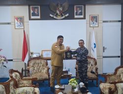 Danlanal Bintan Jalankan Courtesy Call Ke Bupati Bintan Untuk Pererat Sinergi Pemerintahan