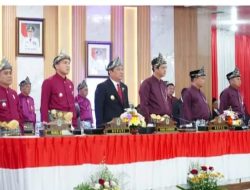 Bupati Dampingi Wagub Sumsel Hadiri Paripurna HUT OI
