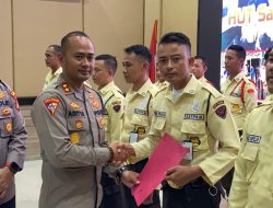 Polres Bangka Barat Beri Penghargaan kepada 14 Satpam Berprestasi pada HUT Satpam Ke-45