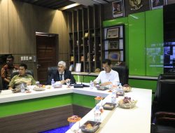 Pemulihan Pasca bencana Pemko binjai ikuti rakor zoom meeting bersama kemendagri