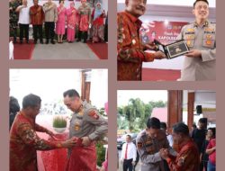 Pemko Binjai menggelar acara pisah sambut kepala Kepolisian Resor kota Binjai bertempat di Pendopo Umar Baki