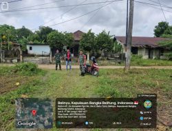 Pastikan Proyek Berjalan Lancar, Danramil 02/Belinyu Monitoring Pembangunan Dapur MBG di Kelurahan Kutopanji
