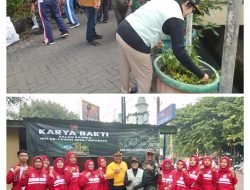 Koramil Simokerto Lakukan Karya Bakti Dalam Rangka HUT Ke 1 Kodim 0830