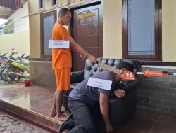 Polisi Gelar Rekonstruksi Anak Bunuh Ayah di Bandar Lampung, Peragakan 21 Adegan