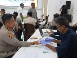 Aksi Kemanusian, Polres Pamekasan Gelar Bakti Kesehatan Donor