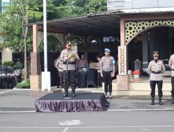 Polres Pelabuhan Tanjung Perak Gelar Sertijab, PJU Kasat Narkoba, Samapta dan Kapolsek Asemrowo Berganti.