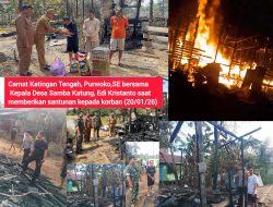 Satu Rumah Ludes Terbakar di Samba Katung! Aksi Heroik Pemuda Selamatkan Ayah dan Anak.