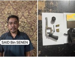 Petani Resahkan Warga di Lampung Sering Lepaskan Tembakan Ditangkap