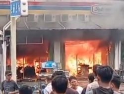 Minimarket di Way Kanan Lampung Terbakar, Kerugian Capai Rp 1 Miliar