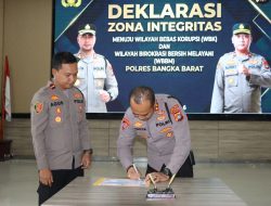 Kapolres Bangka Barat Tegaskan Zona Integritas Menyasar Pemerintahan Bersih dan Layanan Publik Berkualitas