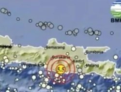 Gempa Pacitan Magnitudo 5,5 Getarannya Sampai ke Wonogiri