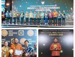 Direktur RSUD Labuha Ucapkan Selamat kepada Pemerintah Kabupaten Halmahera Selatan atas Penghargaan UHC Award 2026.