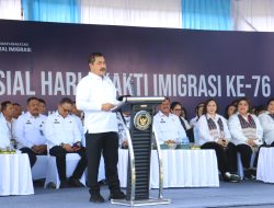 Polres Langkat Amankan Kunjungan Kerja Menteri Imigrasi dan Pemasyarakatan RI di Tanjung Pura