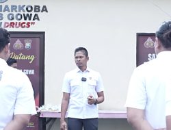 Pastikan Personel Bersih dari Narkoba, Satresnarkoba Polres Gowa Jalani Tes Urine