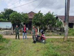 Danramil 02/Belinyu Monitoring Pembangunan Dapur MBG di Kelurahan Kutopanji