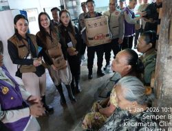 Tim Trauma Healing Polri Bersama Relawan UI Hadir Bersama Warga Pascabanjir di Cilincing