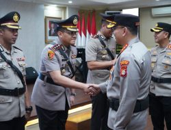 Kapolres Metro Jakarta Utara Pimpin Sertijab Kapolsek Penjaringan dan Kelapa Gading