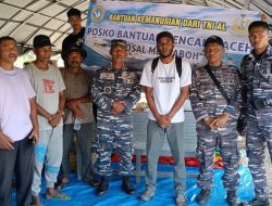 TNI AL Salurkan Bantuan Kemanusiaan untuk Korban Banjir dan Longsor Beutong Ateuh Nagan Raya