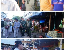 Kawal Stabilitas Pangan, Pangdam XIV/Hsn Bersama Forkopimda Sulsel Sidak Pasar Terong Makassar