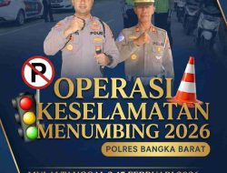 Polres Bangka Barat Gelar Operasi Keselamatan Menumbing 2026, Kapolres Imbau Warga Tertib Berlalu Lintas