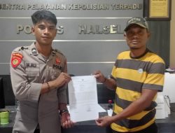 Baihaki Sabela Kades Kou Bala-Bala Resmi Dilaporkan ke Polres Halmahera Selatan.