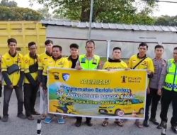Polres Bangka Barat Sosialisasikan Ops Keselamatan Menumbing 2026 kepada Driver Ojek Online