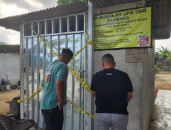 Kasus Pengoplosan Gas Di Kabupaten Bangka Terus Bergulir, Polda Babel Kembali Segel 2 Pangkalan Gas