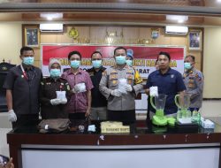 Operasi Antik Singgalang 2026, Polres Pasaman Barat Musnahkan Ratusan Gram Narkotika Jenis Sabu-Sabu