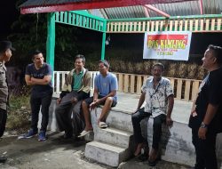 Patroli Malam dan Pengecekan Pos Kamling, Polsek Besitang Sasar Titik Rawan di Sejumlah Wilayah