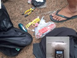 Kedapatan Bawa Sabu, Penumpang Kapal Di Tanjung Ru Ditangkap Timgab Polres Belitung
