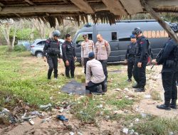Respon Cepat Laporan Warga, Polres Bangka Barat Musnahkan Proyektil Mortir Sisa Perang Dunia II di Pesisir Mentok