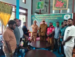 Pengawalan dan Pengawasan oleh forapelo 7 suku Bintuni pada dinas Perpustakaan dan pengarsipan.