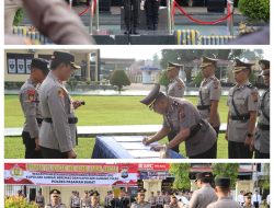Pejabat Utama Polres Pasaman Barat Berotasi, Kapolres Pimpin Langsung Upacara Pelantikan Dan Sertijab
