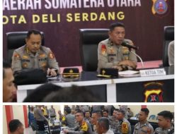 Mengecek Kesiapan Operasi Ketupat Deli Serdang