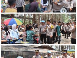 Pastikan Keselamatan Wisatawan, Kapolres Pasaman Barat Pantau Langsung Kondisi Pantai Sasak