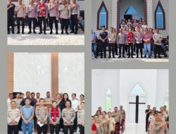 Wujudkan Personel Beriman dan Berintegritas,Polres Binjai laksanakan Binrohtal kepada personil yg beragama keristen